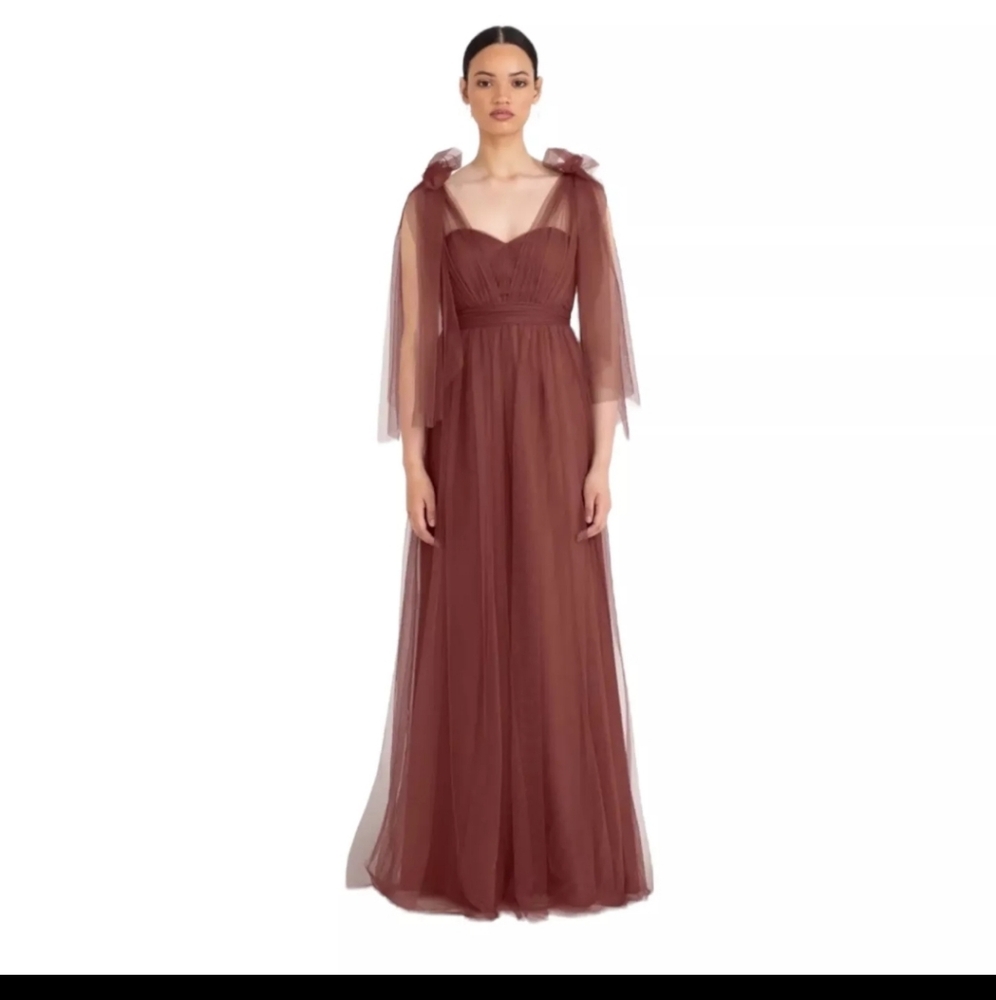 Jenny Yoo Anabelle Convertable Tulle Bridesmades dress size 8